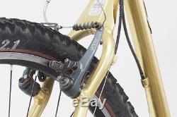 2001 Schwinn Homegrown Mountain Bike 26 Shimano XTR Rock Shox Sid Size 21 GOLD