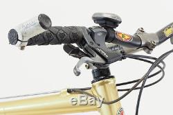 2001 Schwinn Homegrown Mountain Bike 26 Shimano XTR Rock Shox Sid Size 21 GOLD