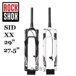 2017 RockShox SID XX Fork 27.5 29 100m Tapered 15mm XLoc Black White