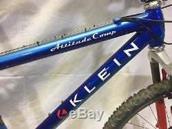 Klein Attitude Comp Mountain Bike 26 King Wheels Rock Shox SID Size Med