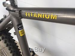 Litespeed Macalu Titanium Mountain Bike Full XTR Rock Shox SID Chris King Ti SS