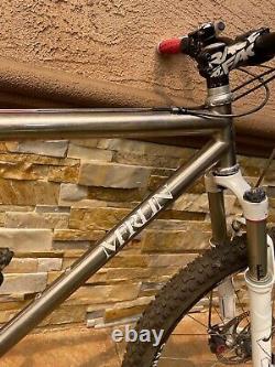 Merlin XLM mountain bike, medium, SRAM XO/9 3x9, Rockshox SID RLT Ti shock, FSA