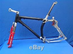 RARE GT STS CARBON Mountain Bike FRAME 20.5 ROCK SHOX SID IN NICE CONDITION