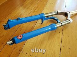 Rock Shox SID Fork, for Disc or V Brake 1 1/8, vintage mtb bike, blue