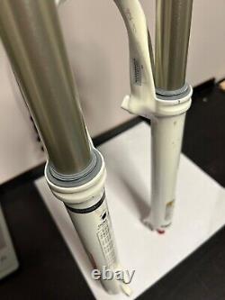 Rock Shox SID World Cup Dual Air 26 White 1 1/8 Threadless V-Brake/Disc QR 9MM