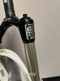 Rock Shox SID World Cup Dual Air 26 White 1 1/8 Threadless V-Brake/Disc QR 9MM