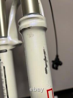 Rock Shox SID World Cup Dual Air 26 White 1 1/8 Threadless V-Brake/Disc QR 9MM