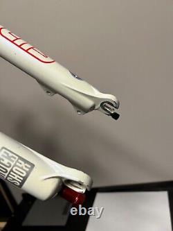 Rock Shox SID World Cup Dual Air 26 White 1 1/8 Threadless V-Brake/Disc QR 9MM