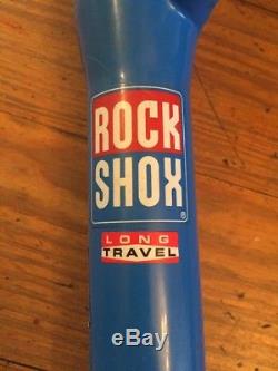 Rock Shox Sid XC C3 Long Travel Dual Air 26 Fork 1-1/8 Blue 80mm