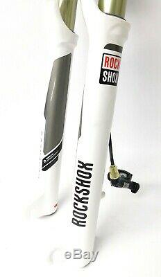 RockShox 26 SID XX WC Carbon Black Box MTB Air Fork 100mm withRemote QR White