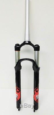 RockShox SID RLT Dual Air 26 MTB Fork 100mm with Remote, QR, Tapered Black withRed