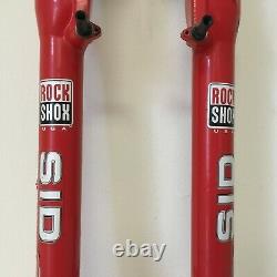 RockShox SID XC 1999 Vintage Fork 26 RED for GT Zaskar Xizang Lightning