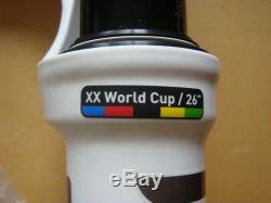 RockShox SID XX World Cup Solo Air XLoc 26 Fork 120mm DNA Tapered Maxle Lite