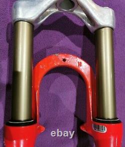 Rockshox SID SL mtb suspension fork 80mm 26 1 1/8 in Red