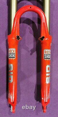 Rockshox SID SL mtb suspension fork 80mm 26 1 1/8 in Red